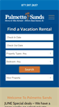 Mobile Screenshot of palmettosands.com